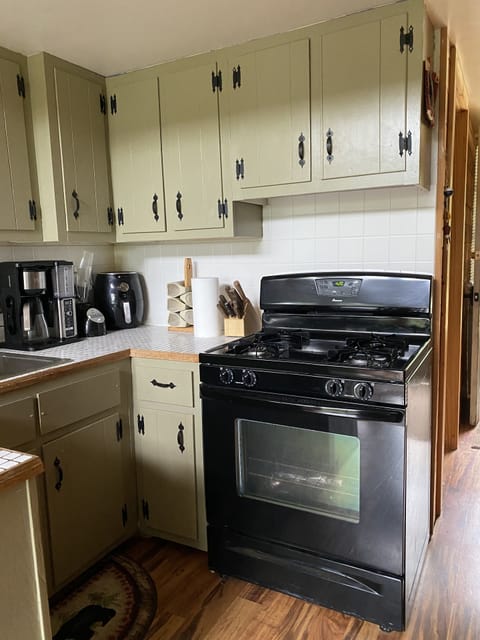 modestly sized kitchen - but fully equipped!
