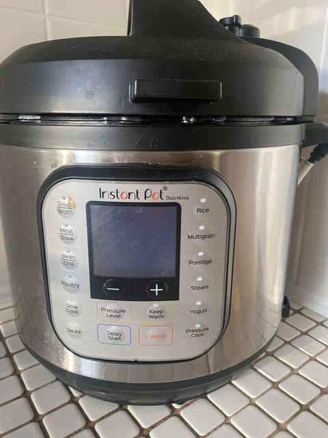 Instant Pot = crockpot, pressure cooker, rice maker