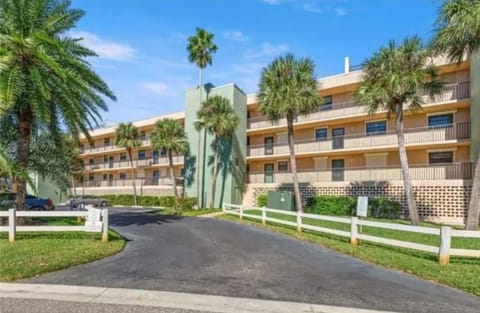 View of the front entrance of the building.