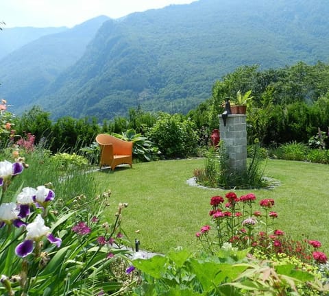 Garden of the Senses at Casa alla Cascata in Maggia