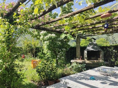 Pergola at Casa alla Cascata in Maggia 🇨🇭