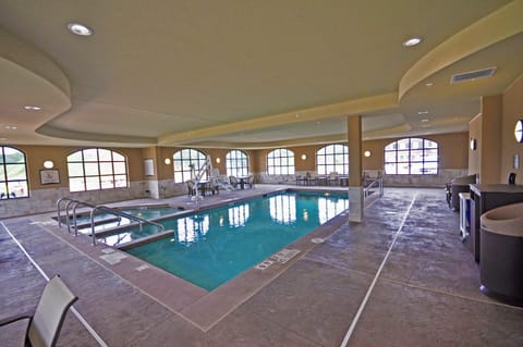 Take a dip in the pool.