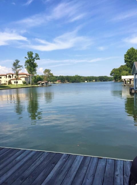 Beautiful lake views from the pier on the property