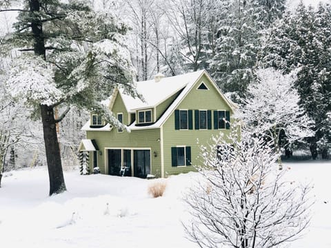 White out! Enjoy cross country skiing from right outside your door.