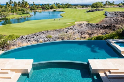Infinity Pool Overlooking Golf Course