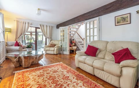 Lounge with fire  & large TV