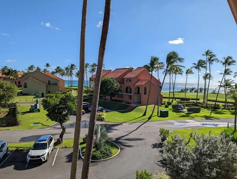 View to the sea from the balcony.