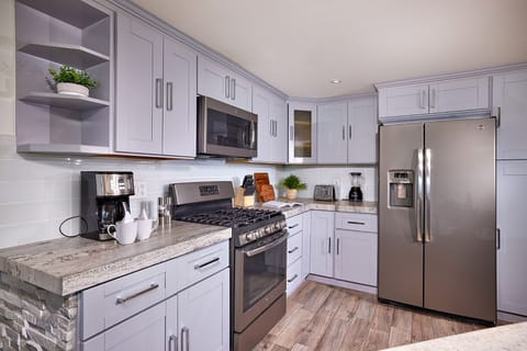 kitchen with stainless appliances