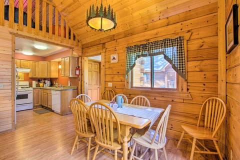 Dining Area | Dishware/Flatware | Booster Chair | Trash Bags/Paper Towels
