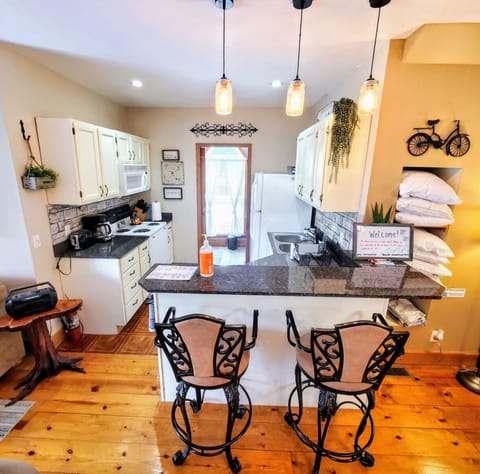 Bar with 2 barstools