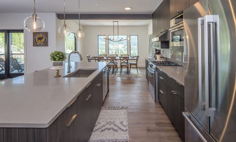 Open Concept Kitchen and Dining Area