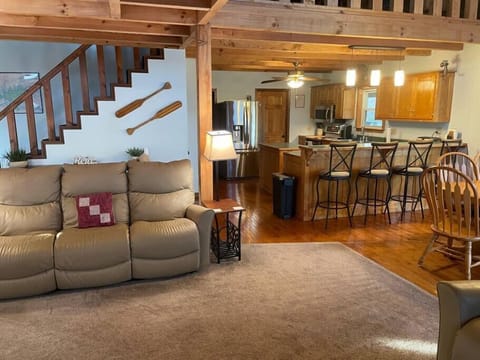 Open Main Floor Living Room/Dining Room/Kitchen