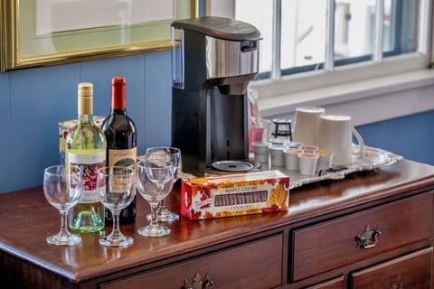 all rooms have keurigs and mini fridges as awell as a big kitchen.