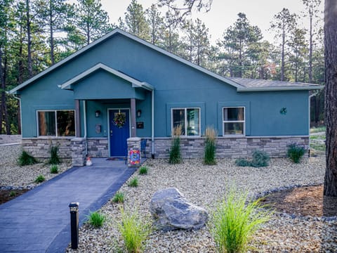 The cottage is a separate unit with it's own entrance.