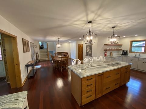 Large Kitchen and dining room
