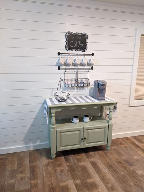 Complimentary coffee & snack bar!