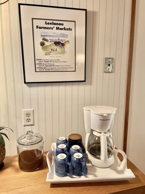 Coffee bar comes with coffee & filters