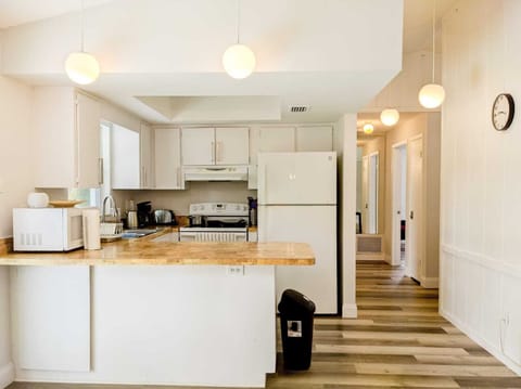 Kitchen area with lots of amenities