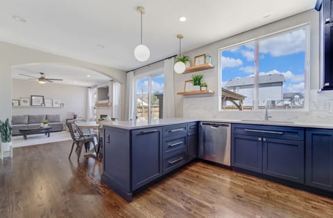 Kitchen looking into Dining Room
