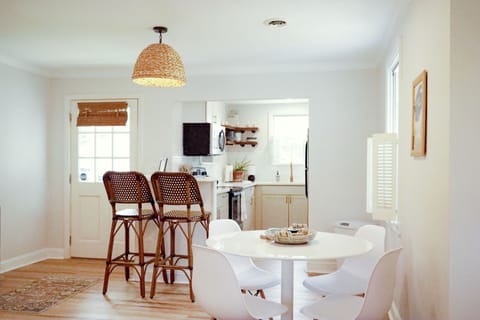 Dining table and bar