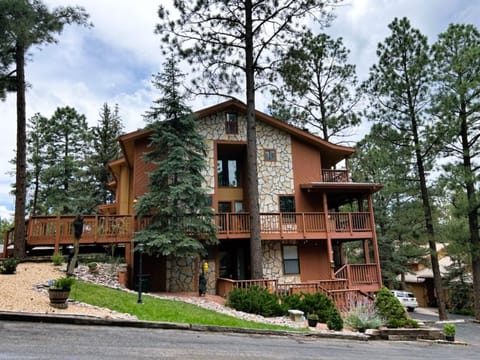 Main Building Pinon Park Condo's Trip Advisor 5 Star!  Mountain views and pines!