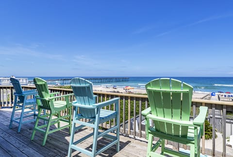 Enjoy ocean views from the Top Deck.