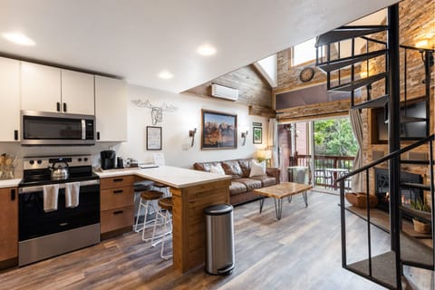 Spiral up to mountain adventure and cozy nights