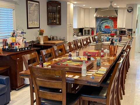 Game nights are so much fun with family and friends. We supply tons of indoor and outdoor games to keep you entertained on foul weather days or off season timelines. Enjoy them!