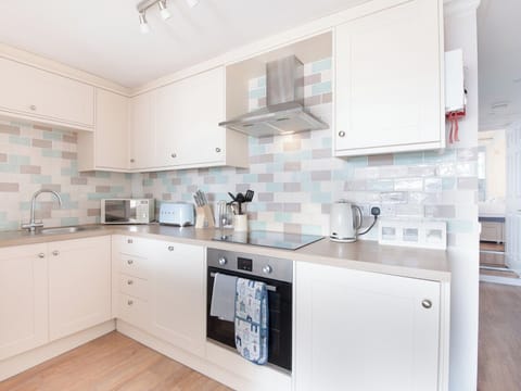 Kitchen | Coast View Apartment, Lyme Regis