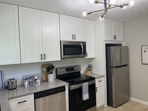 Spacious new kitchen.