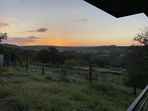 Spectacular sunrises from the back porch.