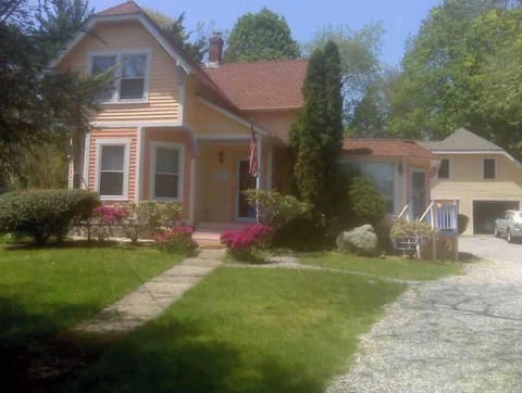 Captain Crandall House 1893 in Historic district of Mystic steps from downtown.