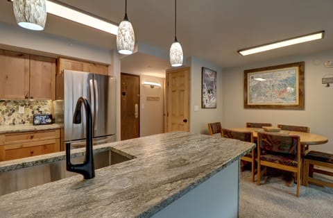 Kitchen and dining area.