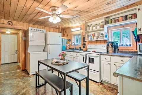 Kitchen | Main Level | Stackable Washer + Dryer | Toaster Oven