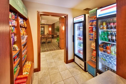 Satisfy your cravings from the variety of snacks and drinks available nearby.
