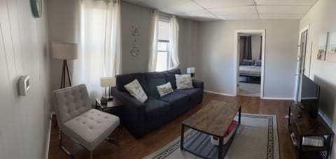 Living Room with Queen size Memory Foam pull out