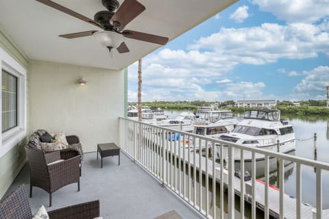 Living Area next to the Private Balcony