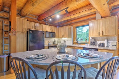Remodeled kitchen island 