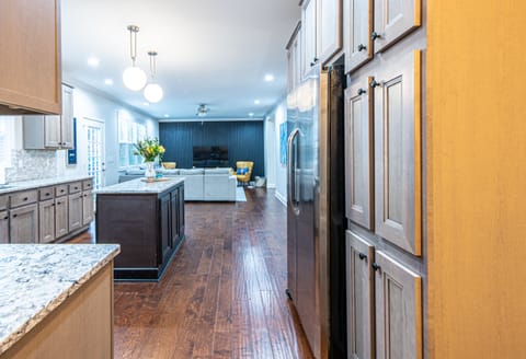 Updated, open concept kitchen