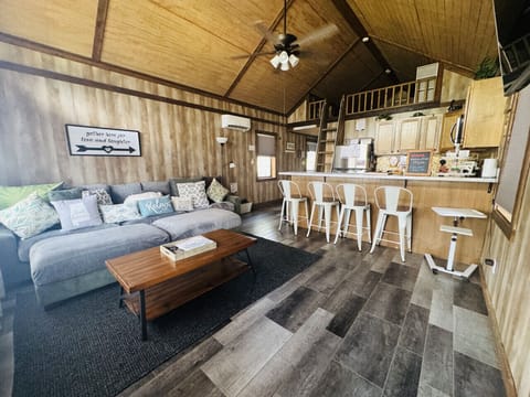 Living Room View from Front Door Kitchen