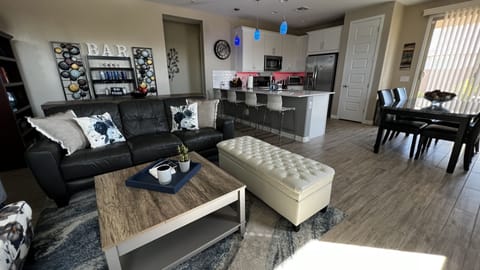 Main living area. Equipped with Alexa controlled devices.