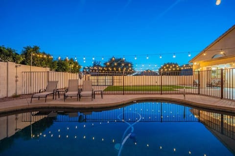 Enjoy a well lit pool with plenty of space to soak up the sun, or let your worries drift away