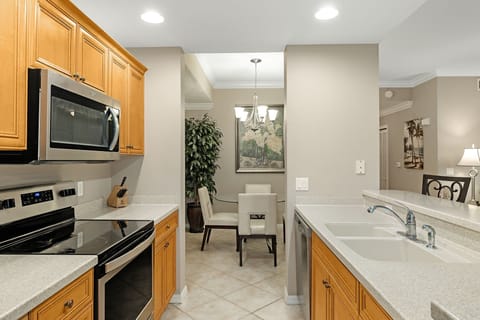 Fully Equipped Kitchen with Stainless Steel Appliances