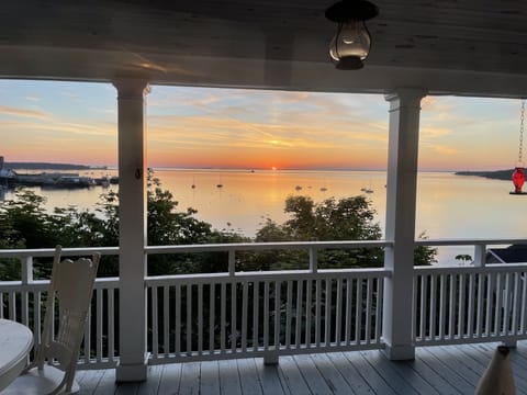 Sunrise from the porch