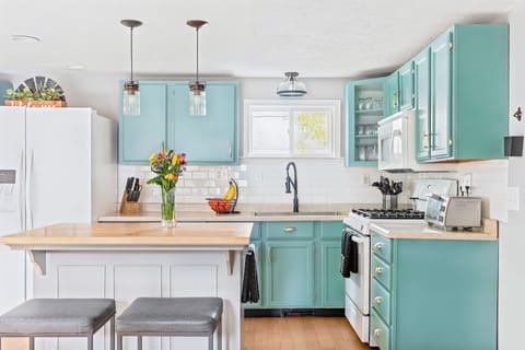 Numerous reviews comment how our kitchen is stocked with everything plus more!