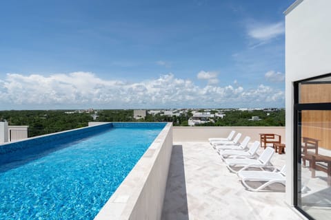 Rooftop shared pool