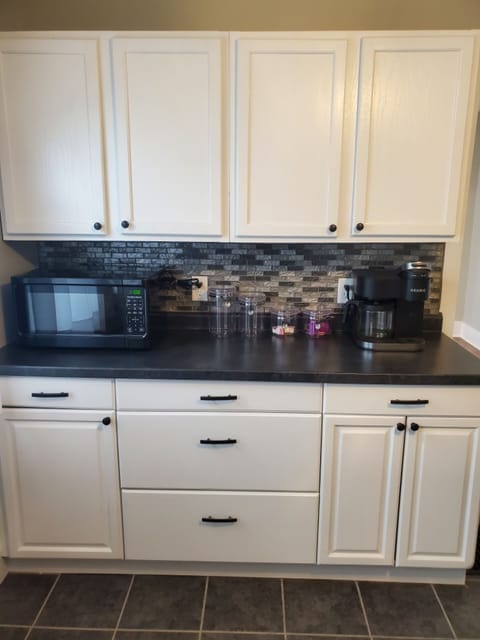 Coffee area in Kitchen. 