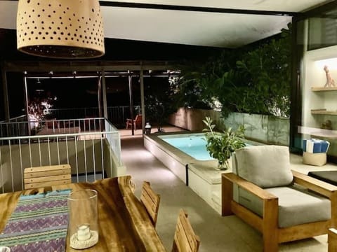 open concept at night