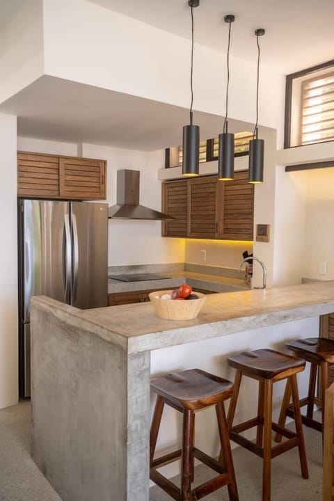 well equipped kitchen