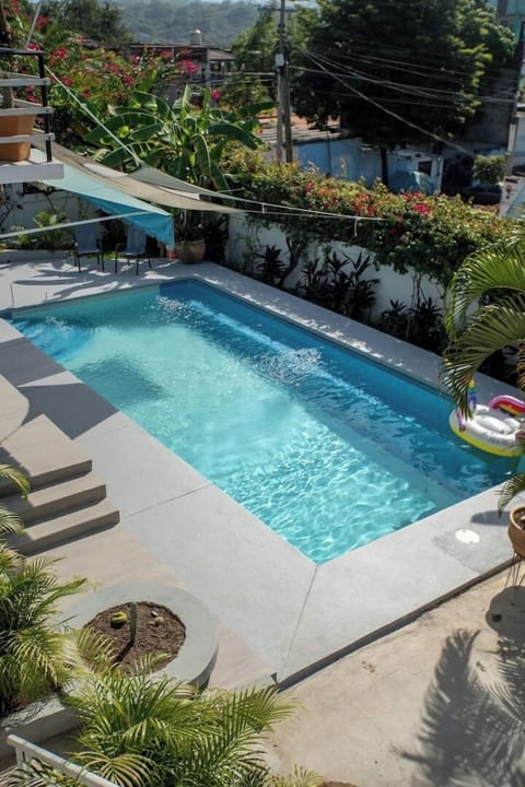 Shared pool. Clean and refreshing